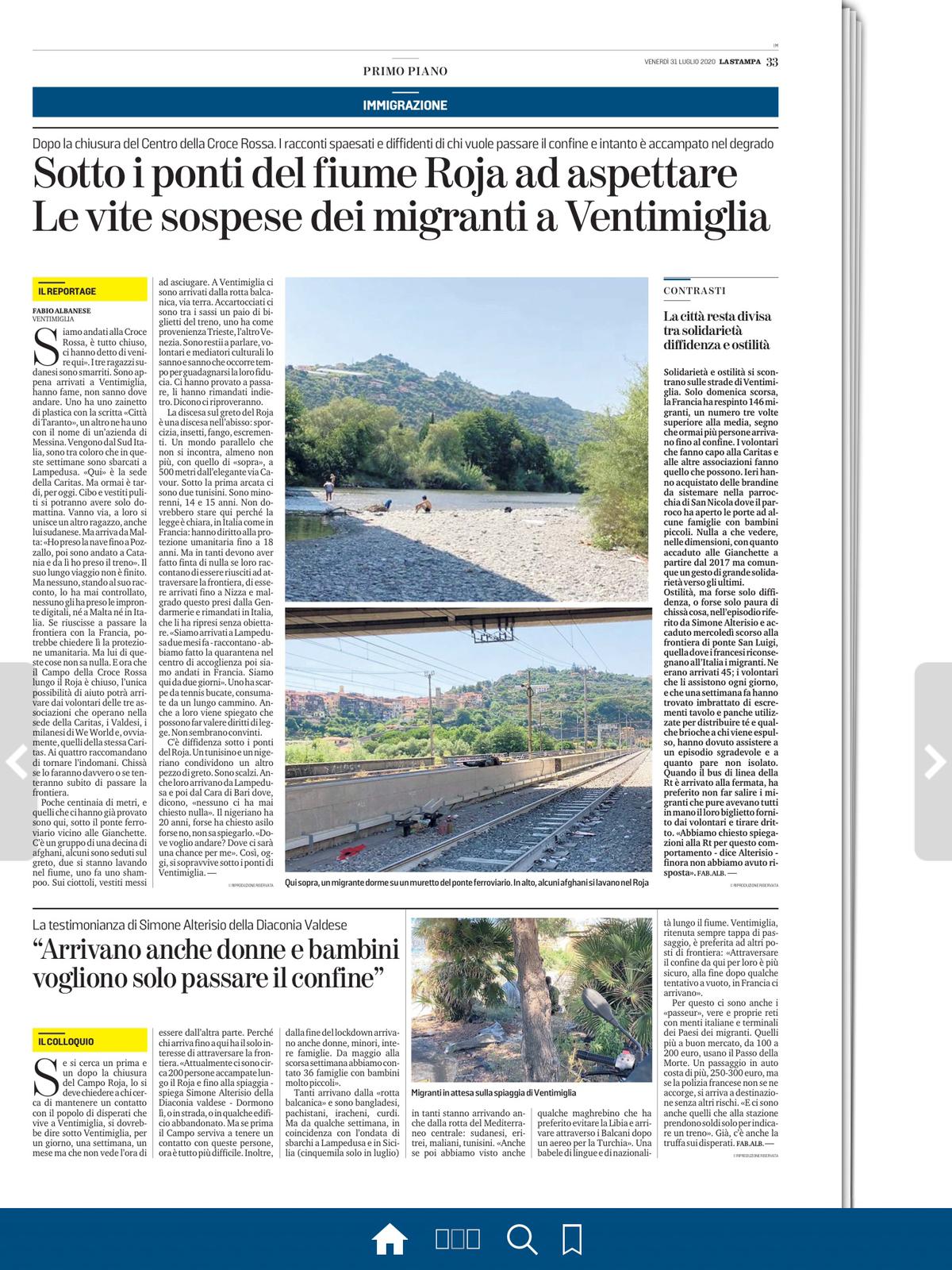 Ventimiglia è sempre più la frontiera delle frontiere